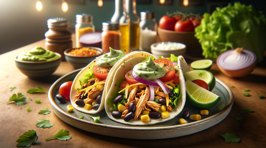 Chicken and Black Bean Tacos
