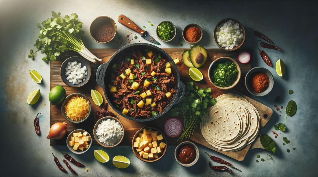 Chipotle Pineapple Birria Ingredients Image