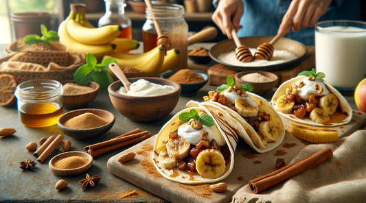 Cinnamon Banana Breakfast Tacos