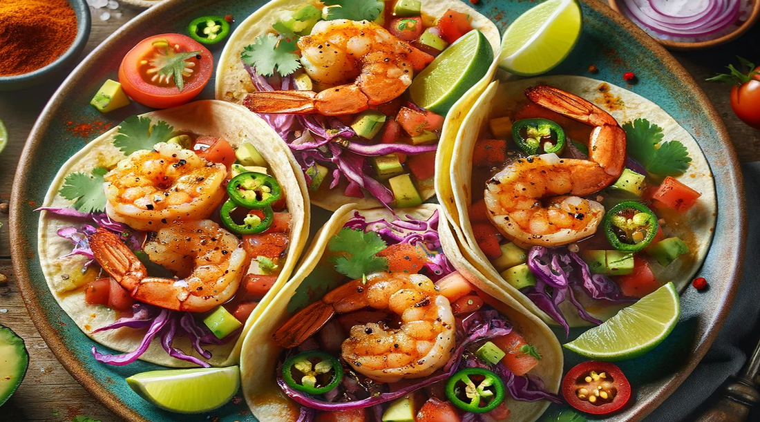 Latin Style Shrimp Tacos