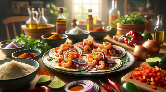 Spanish-style Shrimp Tacos