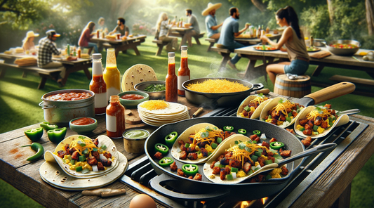 Spicy Chorizo and Egg Breakfast Tacos
