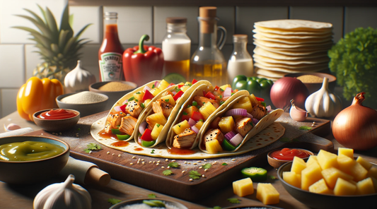 Sweet and Sour Chicken Tacos