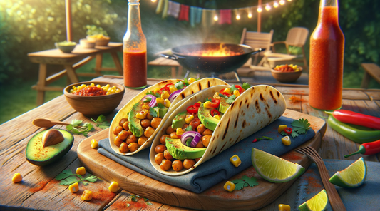 Spicy Chickpea and Avocado Tacos