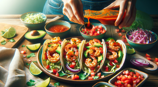 Dominican-Inspired Shrimp Tacos