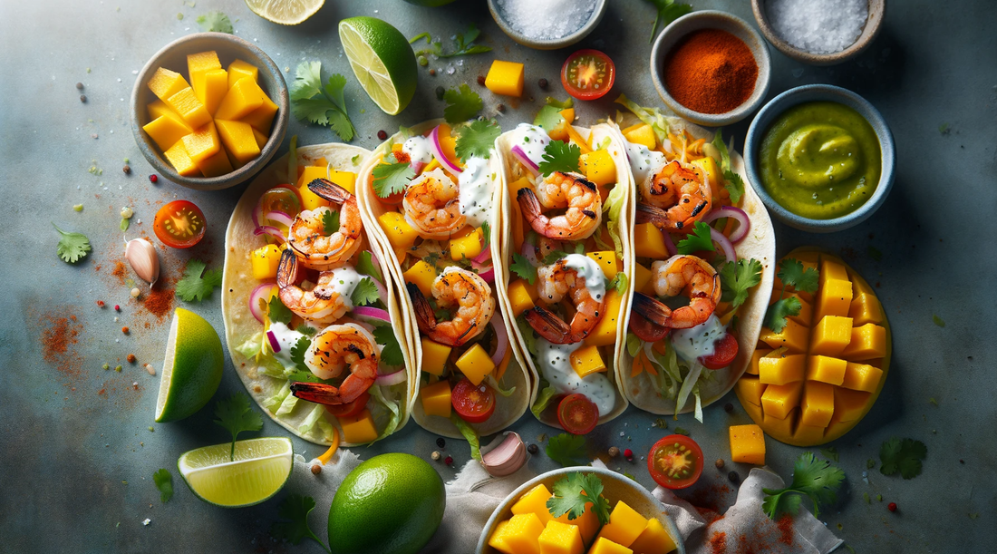 Grilled Shrimp and Mango Tacos Recipe 