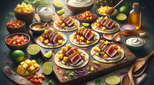 Sweet and Unique Honey-Glazed Tuna Tacos