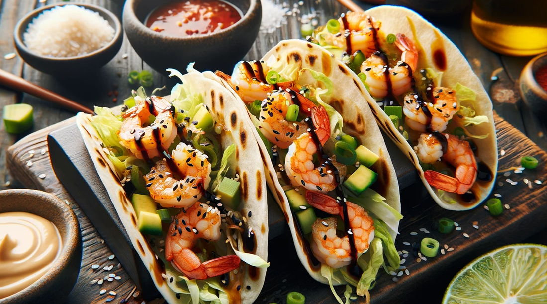 Japanese-Inspired Shrimp Tacos