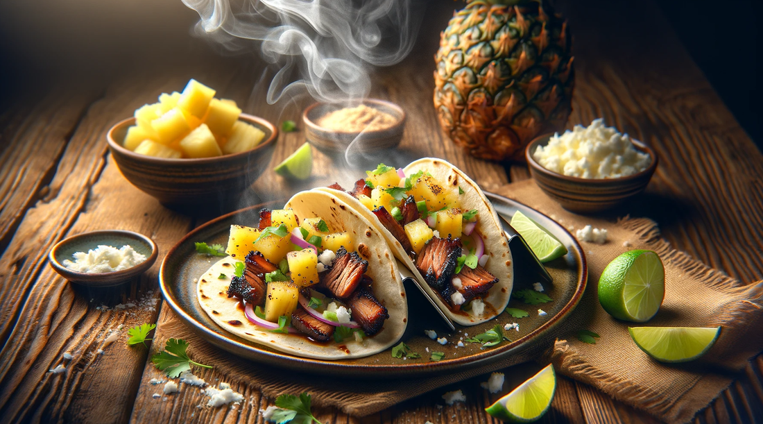 Pineapple-Brown Sugar Pork Street Tacos