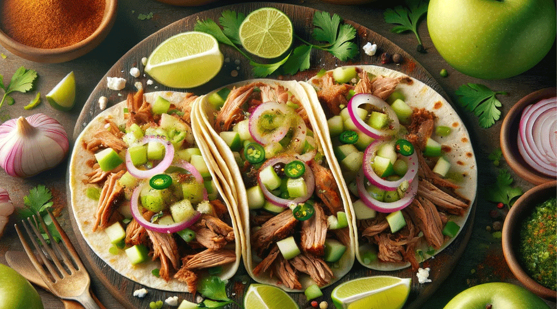 Pork Tacos with Green Apples