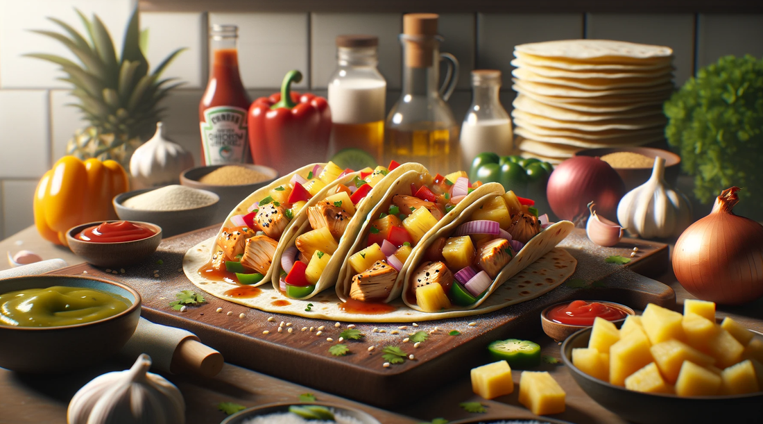 Sweet and Sour Chicken Tacos